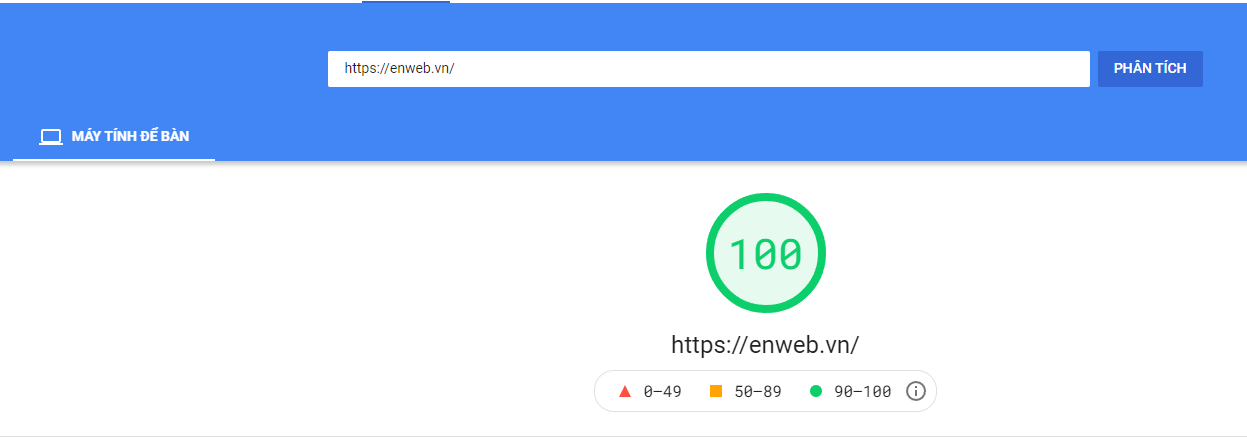 Google PageSpeed giúp kiểm tra tốc độ load trang - Seo Checklist