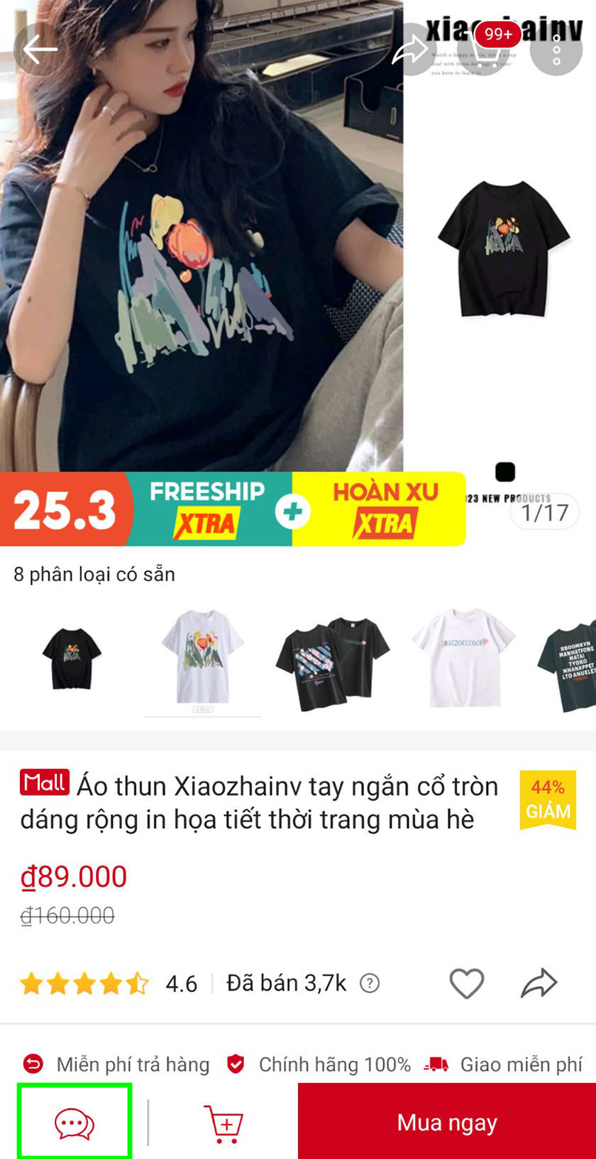 cach chat voi shop tren shopee